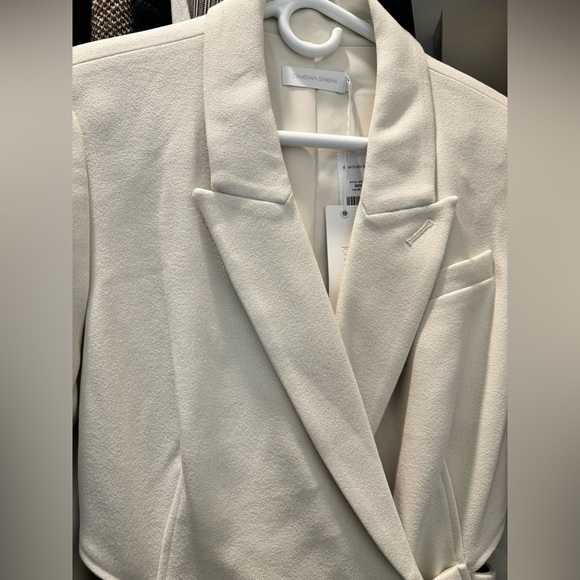 Jonathan Simkhai Jayda Cut Out Mini Blazer Dress